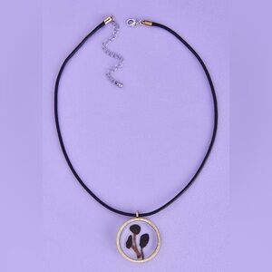 Pressed Mushroom Necklace, NWT
